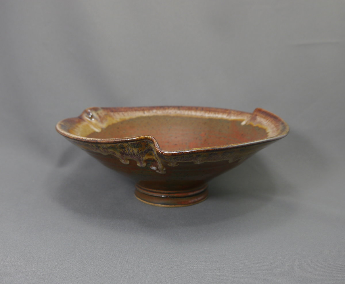 Brick Red Triple Notch V-Bowl