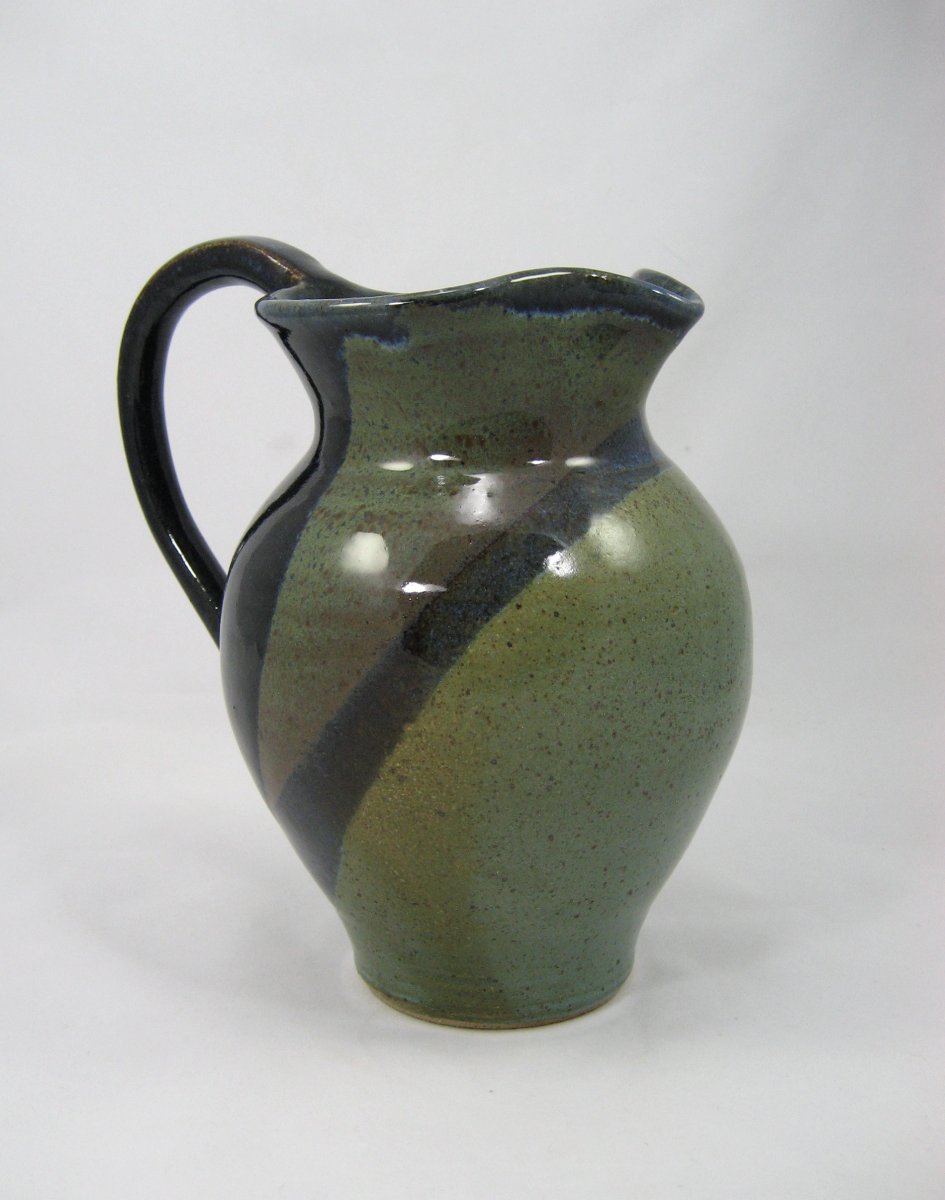 Big Green and Blue Pitcher